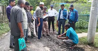 হিলিতে সড়ক সংস্কারের অনিয়ম তদন্তে দুদক